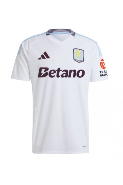 Aston Villa Ezri Konsa #4 Fotballdrakt Borte Klær 2024-25 Korte ermer Aston Villa Ezri Konsa #4 Fotballdrakt Borte Klær 2024-25 Korte ermer